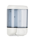 Preview: Seifenspender 1000ml weiss / transparent